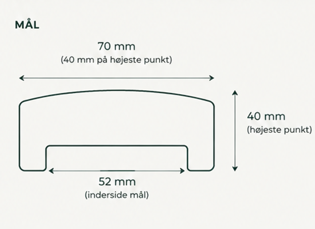 Håndliste i ThermoWood 4,5 meter - Billede 2